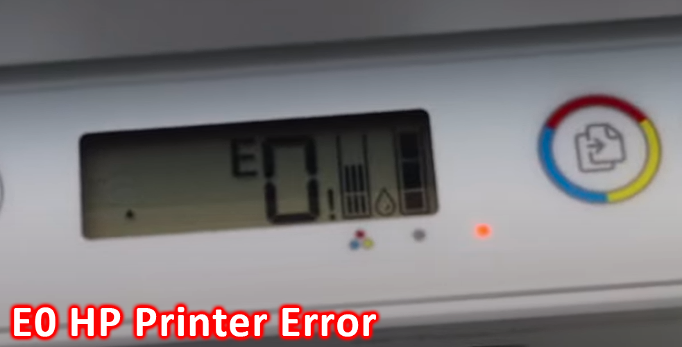 E0 HP Printer Error